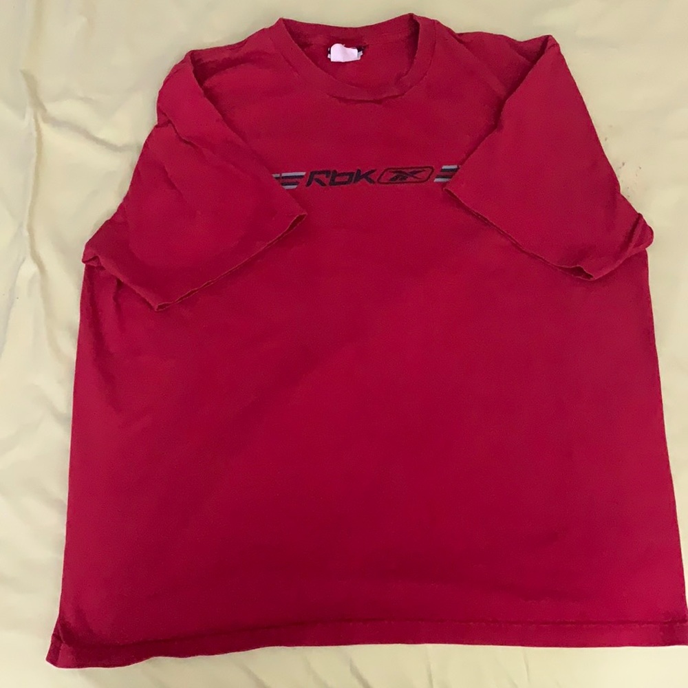 Vintage Red Reebok Tshirt